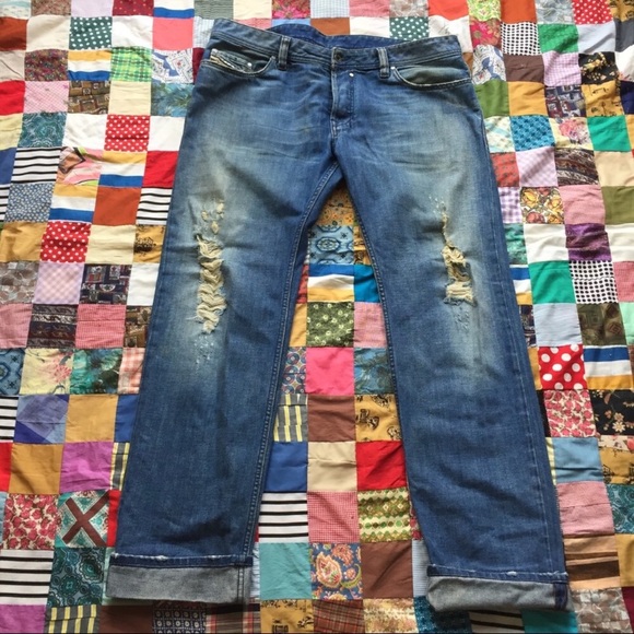 Diesel Other - Diesel Safado Distressed Mens Jeans Tag 38/34